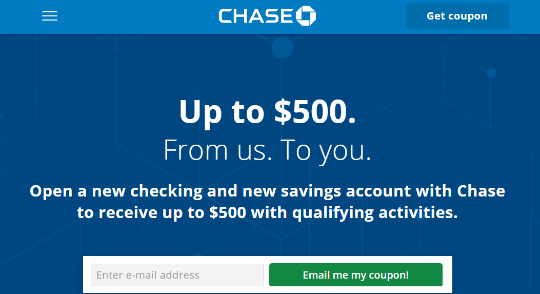 Chase $500 Bank Bonus is Back, Get Your Coupon - Miles to Memories