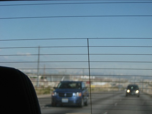 One of my favorite pictures. Taken out of the back of my car when we began our 18 month journey in 2007.