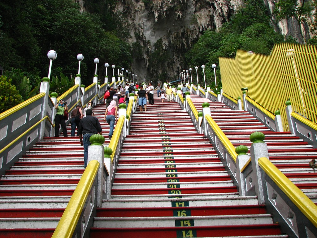 Steps to the Batu Caves