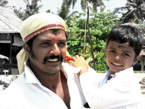 This little boy's smile inspired me while traveling to India on the Kerala Blog Express.