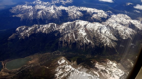 You can't beat this view of the Rockies we had on our flight home!