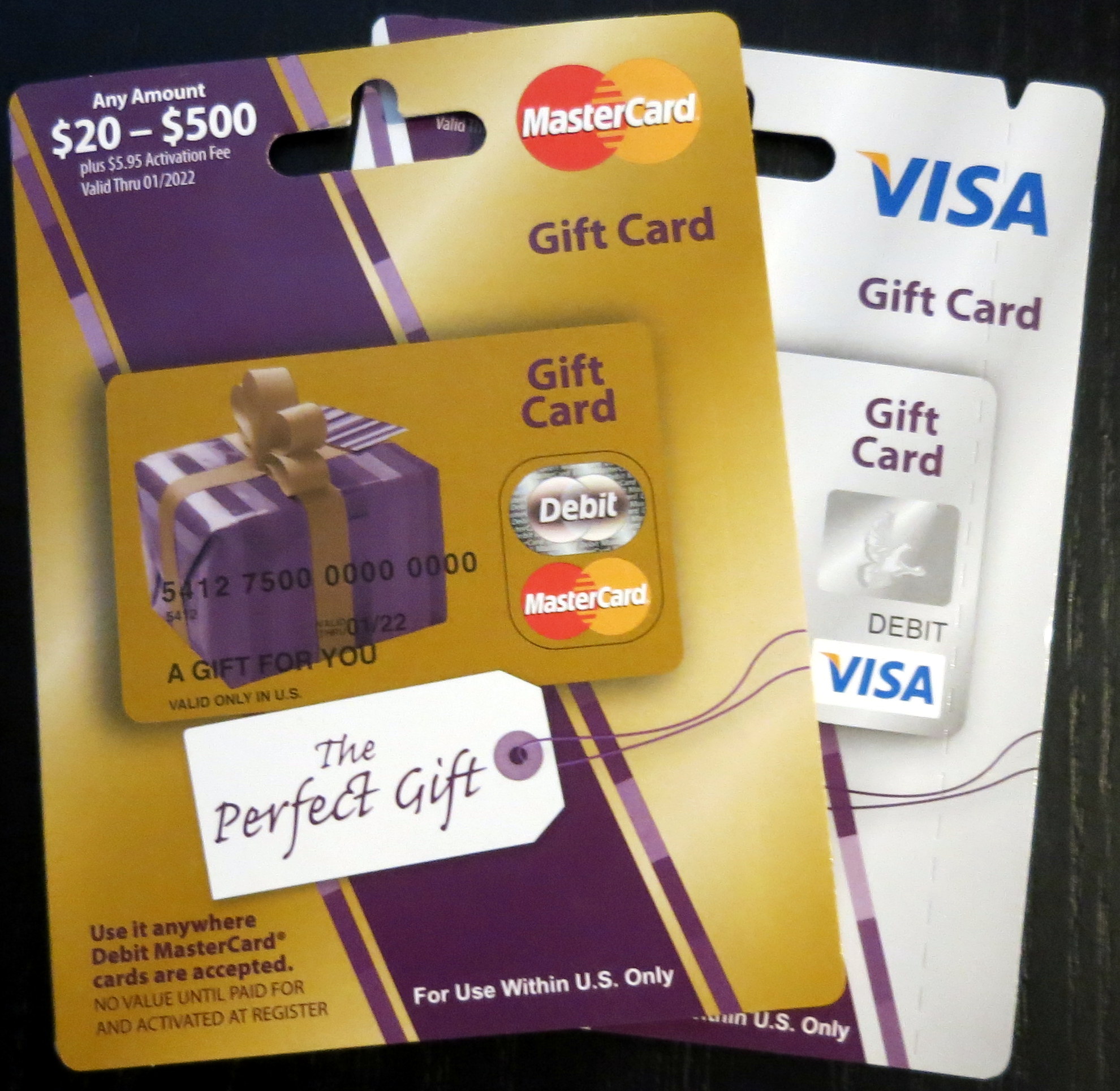 Visa Gift Card Prepaid Mastercard