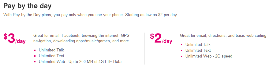 Prepaid Cell Phone Plans  No Credit Check   Monthly 4G   T Mobile