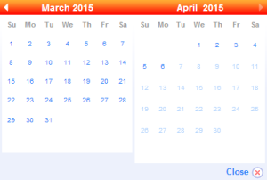 Southwest schedule through April 2015