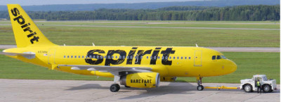 Spirit Airlines new livery