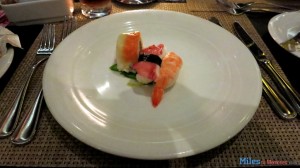 Norwegian Getaway Food Review - Sushi.