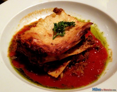 Norwegian Getaway Food Review - Lasagna.