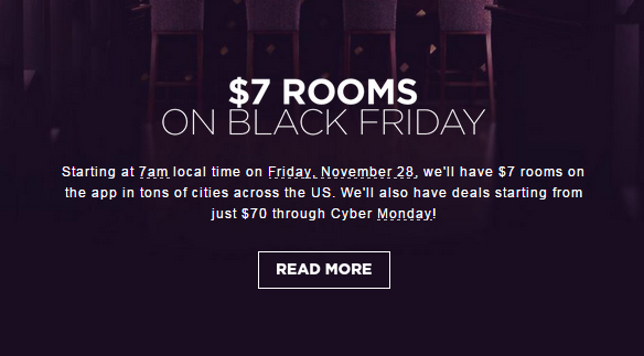 Hotel Tonight Black Friday Sale 7 Rooms Act Fast