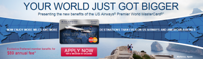 US Airways Mastercard 50k