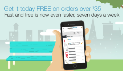Amazon Prime Free Same Day Shipping