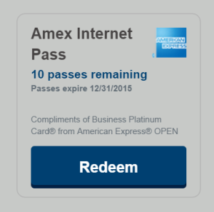 american express business platinum gogo internet passes