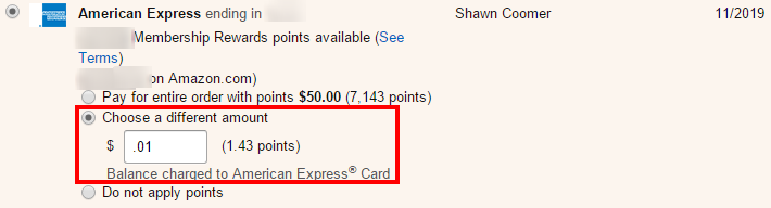 amazon amex shop with points 15 off