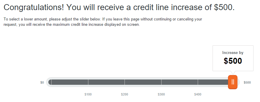 discover credit line increase