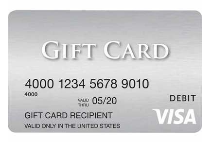 Visa Gift Cards 5x Options