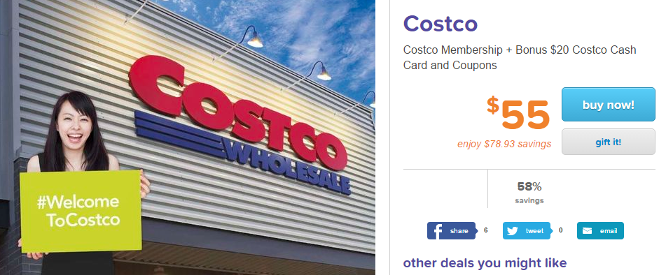 Costco Membership Discount Coupon