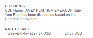 Amex Platinum Hertz 4 Hour Grace Period hertz website