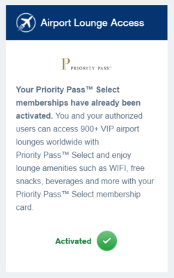 Chase Sapphire Reserve Priority Pass Activate