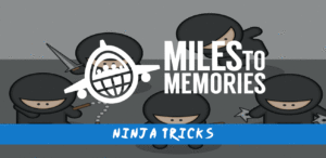 ninja tricks banner miles to memories