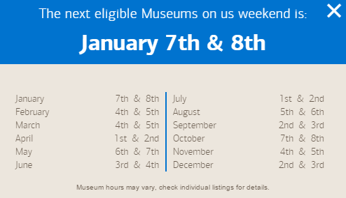 Museums on Us 2017