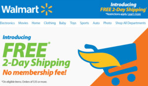 Walmart Free Two Day Shipping