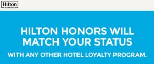 Hilton Honors Status Match