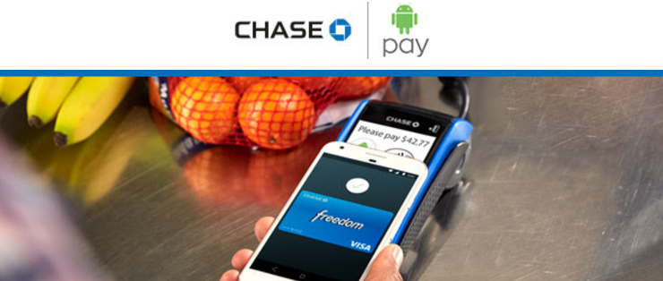 chase freedom android pay bonus