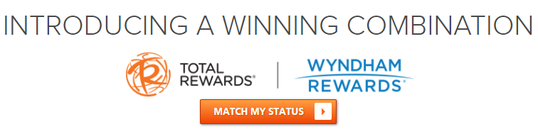 Total Rewards Wyndham Status Match Partnership