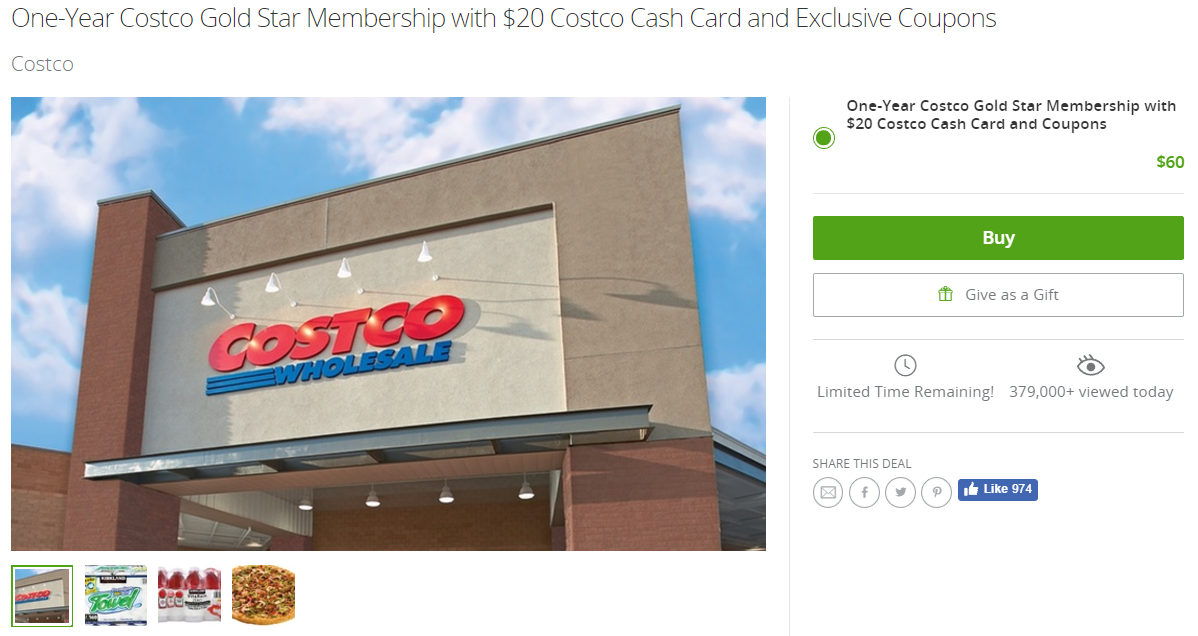 discounted costco membership