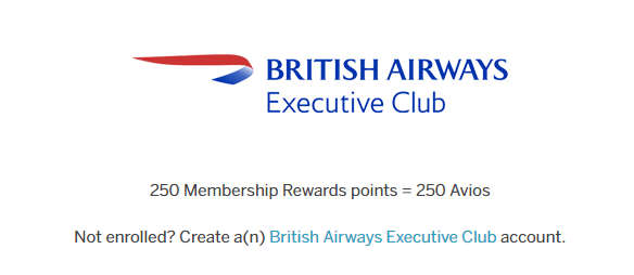 membership rewards avios