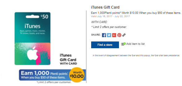 Rewards Store Sale: Mastercard Gift Cards