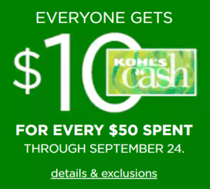 Kohl's Promo Stacking Huge Discounts