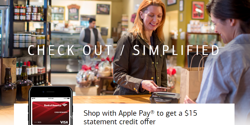 bank of america apple pay