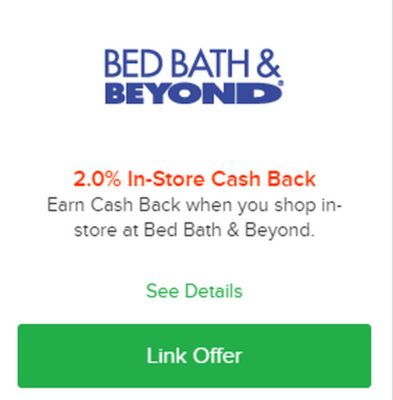 Bed Bath & Beyond Amex Offer