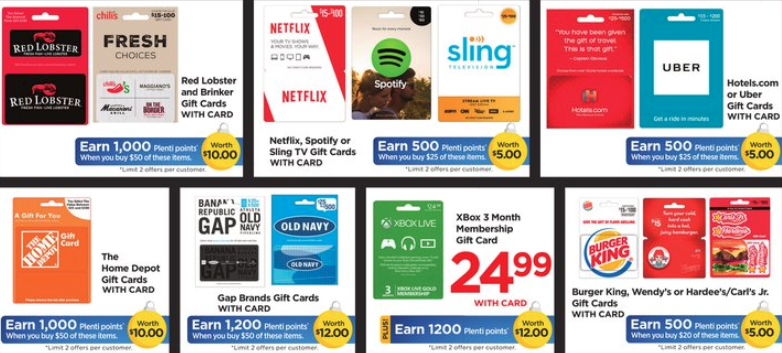Discounted Gift Cards at Rite Aid
