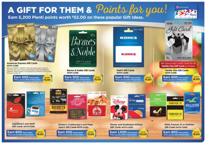 Discounted Gift Cards at Rite Aid