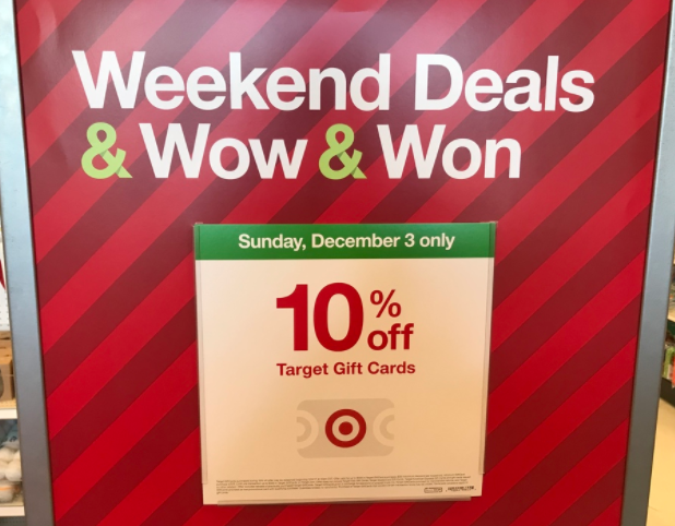 Confirmed: Target Gift Card Sale- 10% Off One Day Only