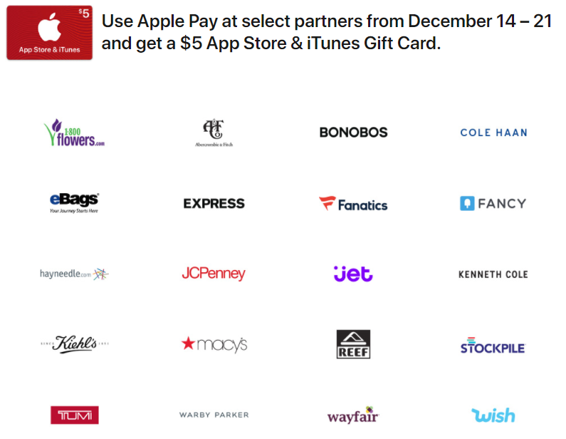 apple pay promotion
