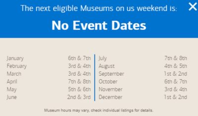 Bank Of America Free Museums 2018