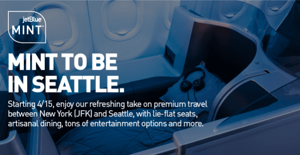 JetBlue Adding Mint Service From NYC to Seattle
