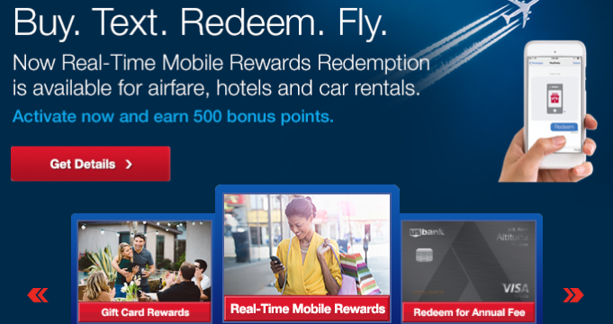 US Bank Real-Time Rewards