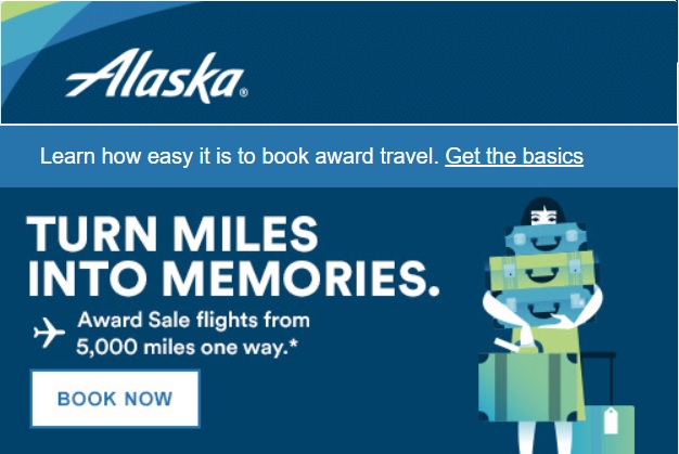 Alaska Airlines Award Sale