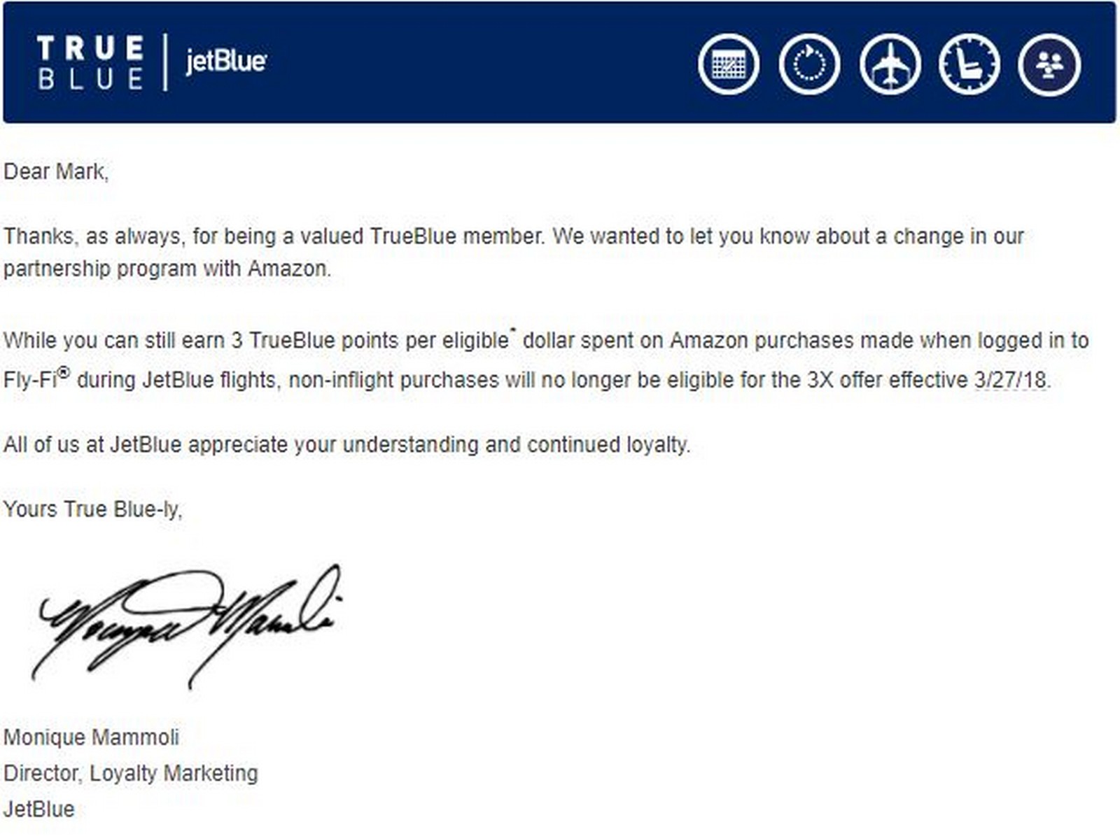 JetBlue Ends 3X Earning Partnership with Amazon