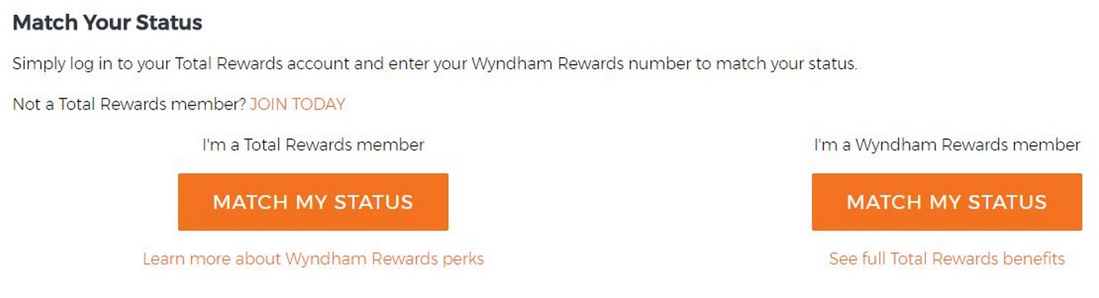 Transfer Points Between Wyndham & Total Rewards 