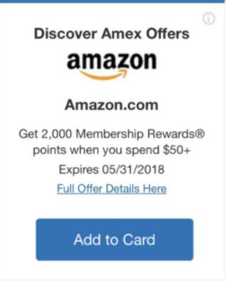 Amazon Amex Offer