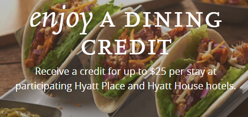 hyatt 25 dining credit