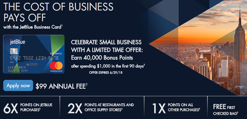 JetBlue Business Card 40K