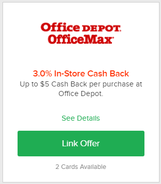Ebates Limits In-Store Cashback at Office Depot