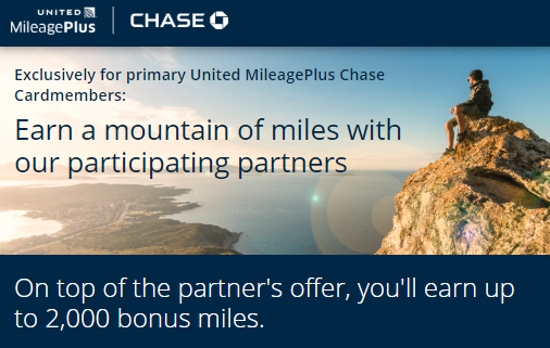 United MileagePlus promotion