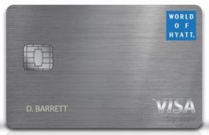 Hyatt Credit Card Spending Offer card