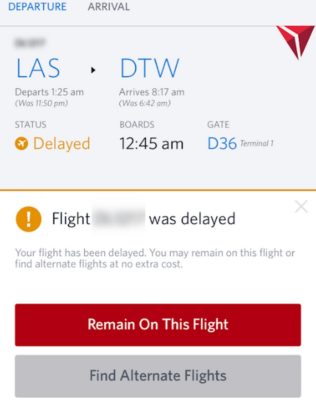 Delta's Flight Delay Response